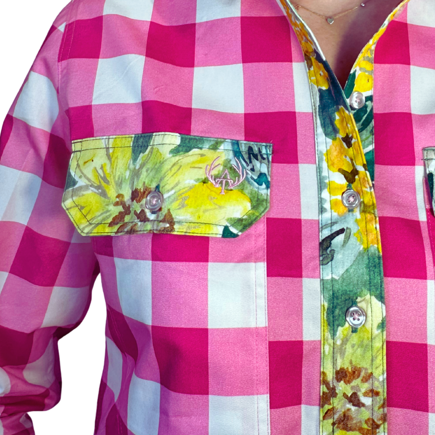 Kelly Half Button Shirt