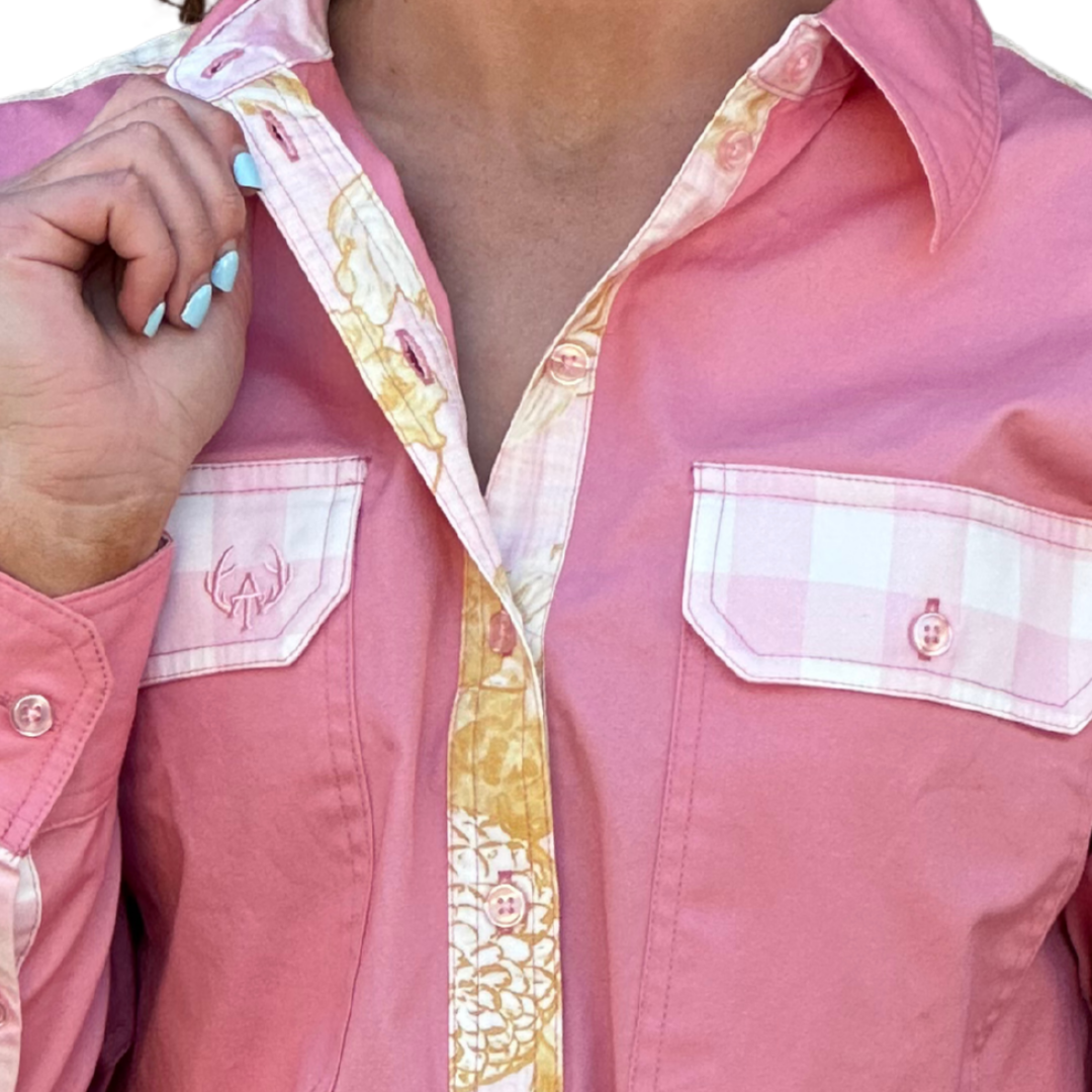 Lauran Half Button Shirt, view 7