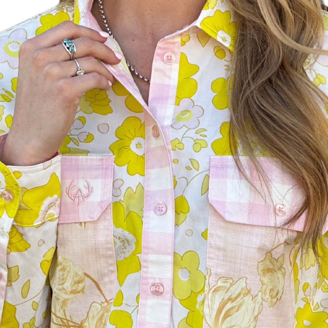 Nikki Half Button Shirt, view 6