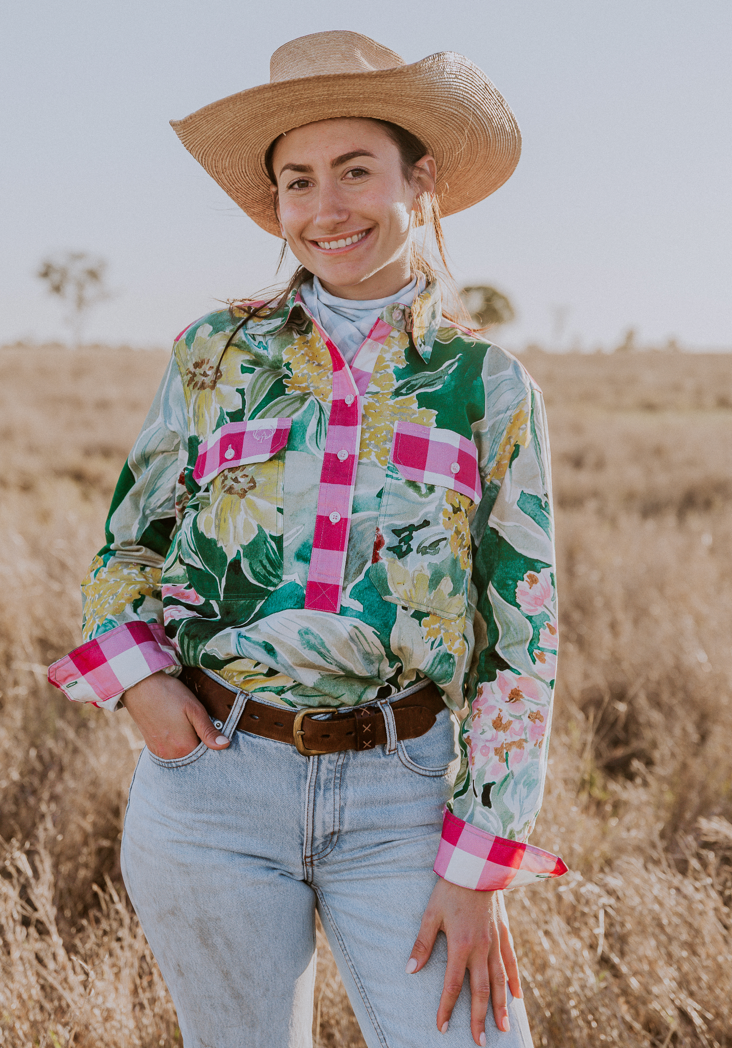 Joscelin Half Button Shirt