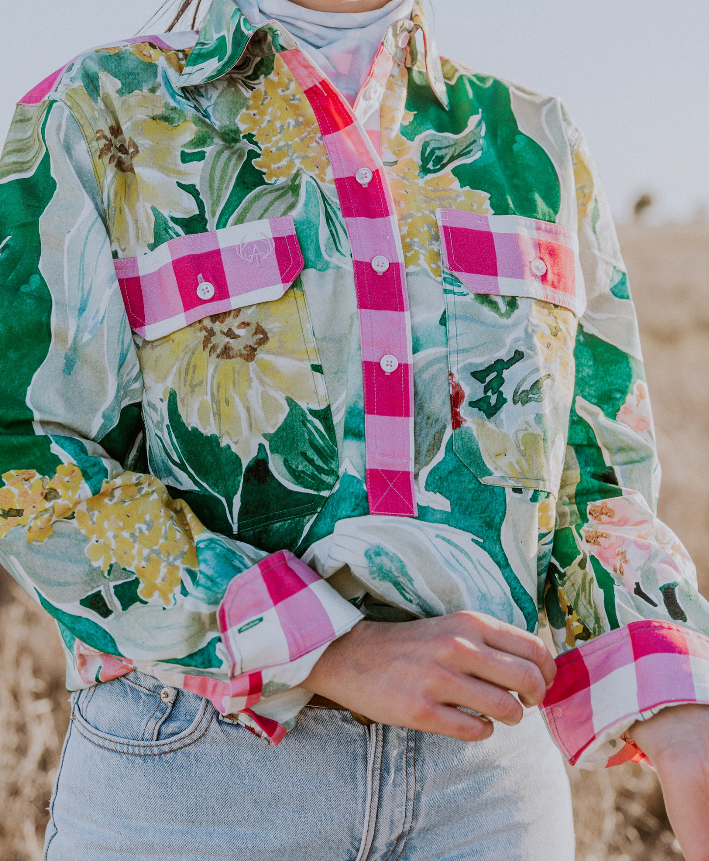 Joscelin Half Button Shirt