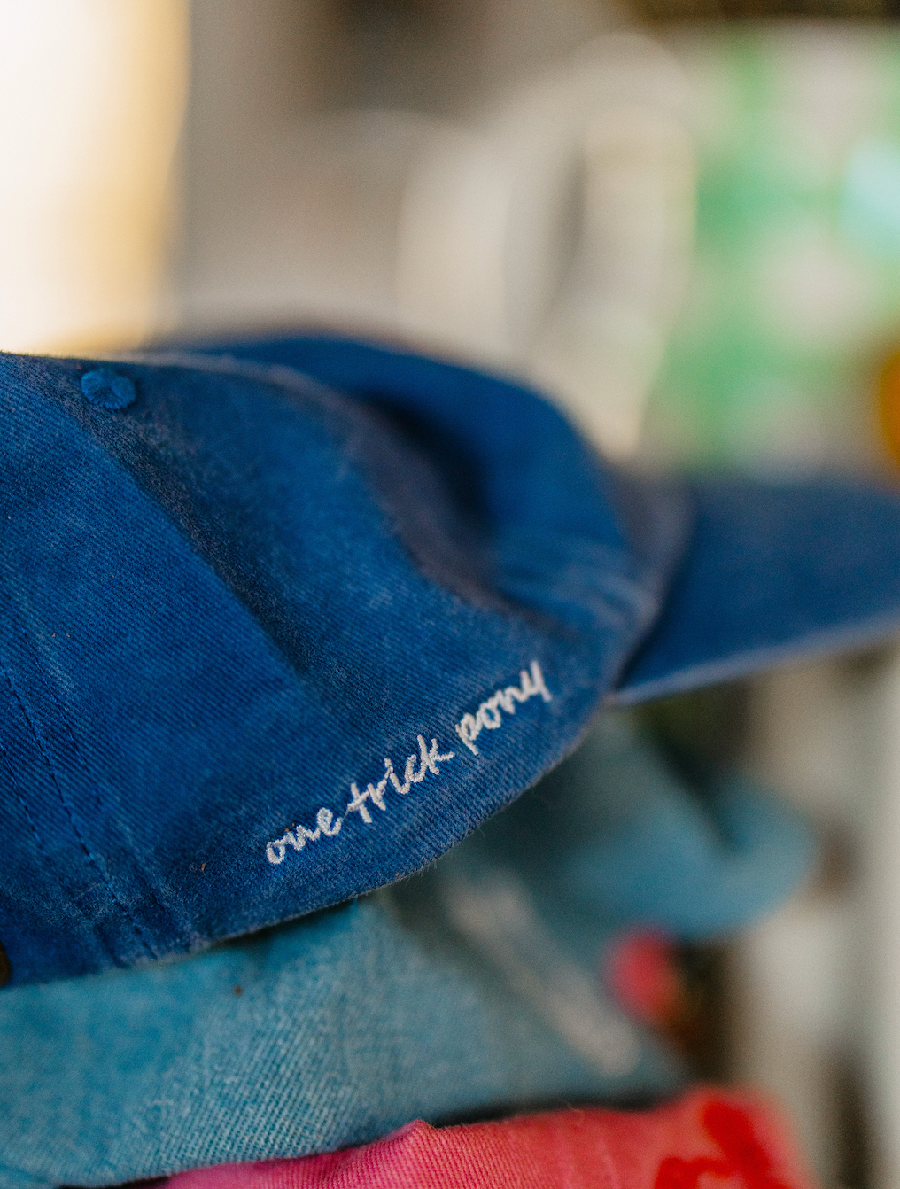 Blue Pony Cap