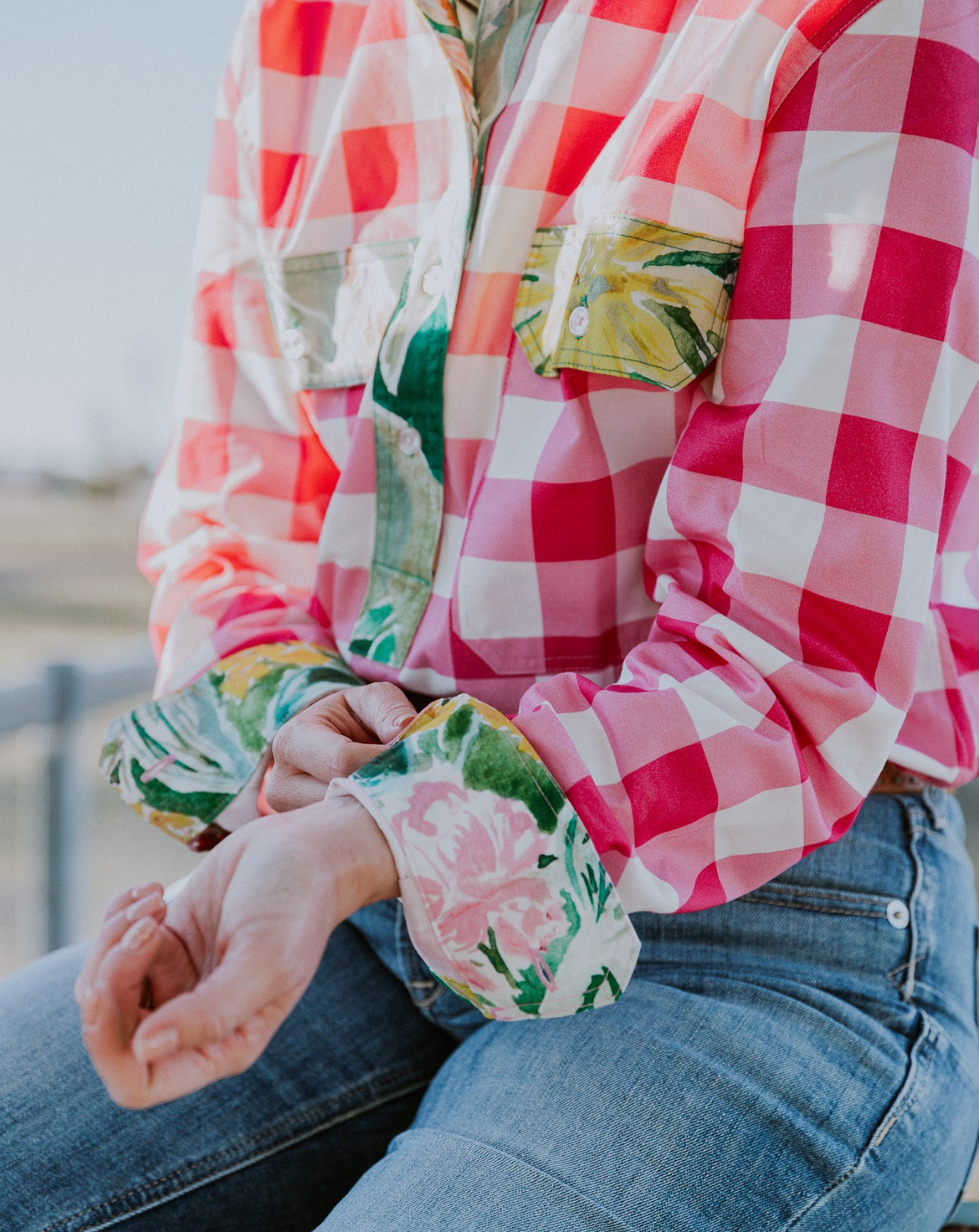 Kelly Half Button Shirt