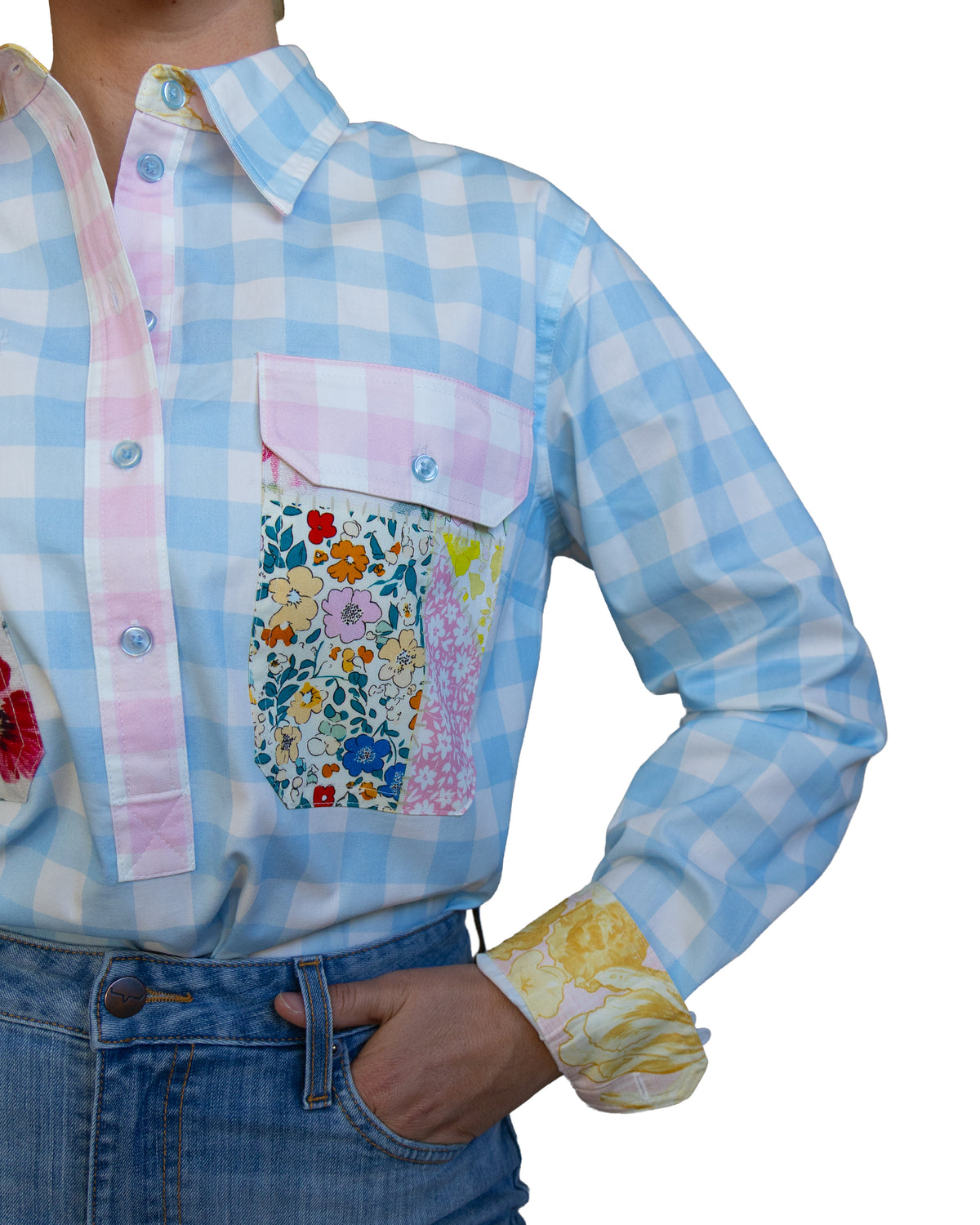 Georgia Half Button Shirt