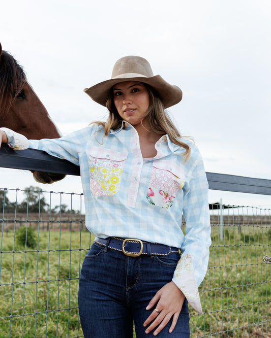 Georgia Half Button Shirt