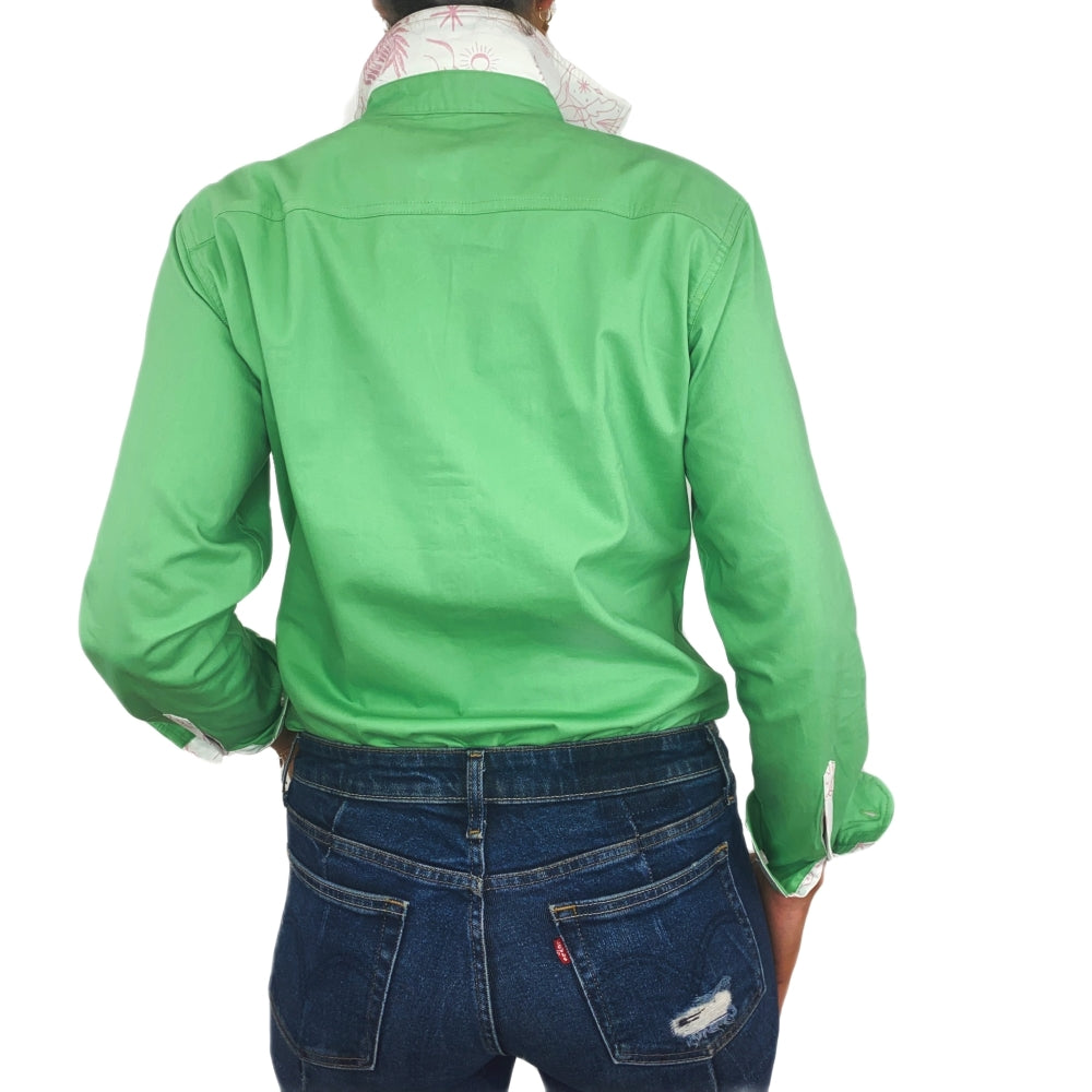 Simone Full Button Work Shirt - Antola Trading