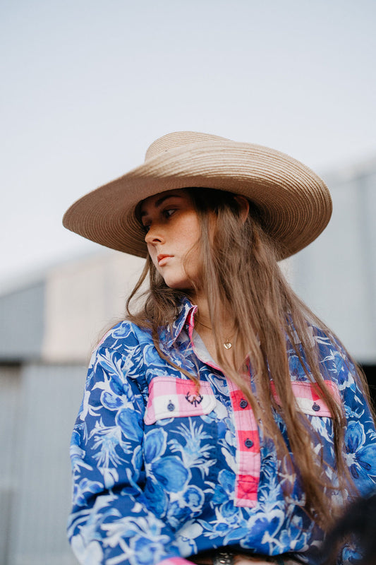 Shanna Half Button Shirt