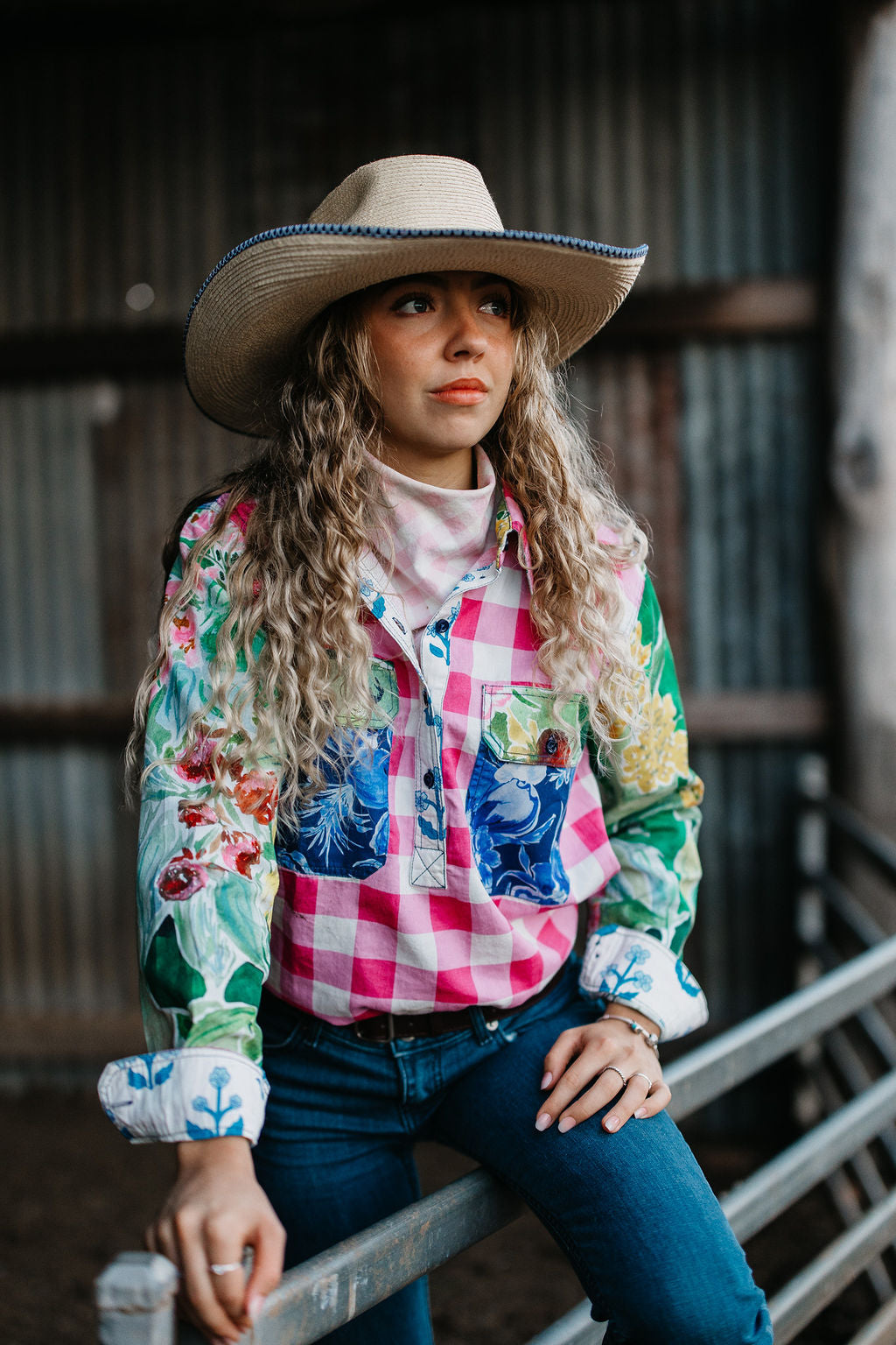Jo Half Button Shirt