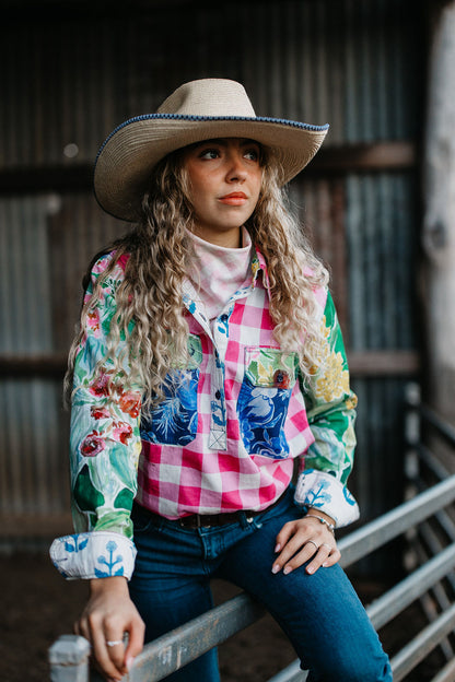 Jo Half Button Shirt