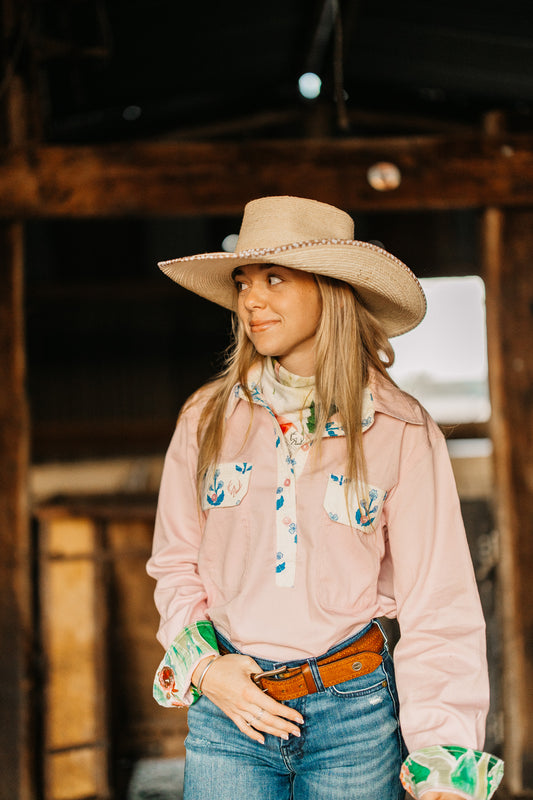 Jane Half Button Shirt