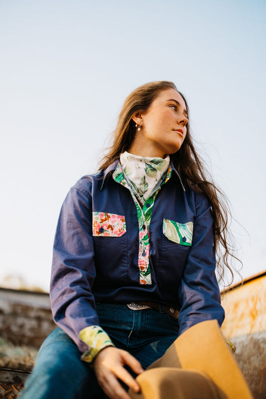 Izzy Half Button Shirt