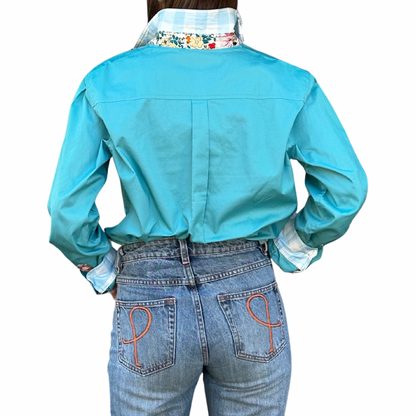 Bebe Full Button Shirt, view 3