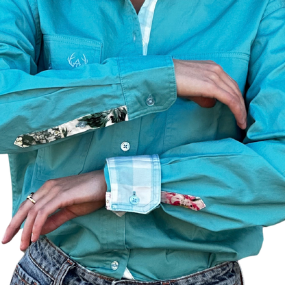 Bebe Full Button Shirt, view 4