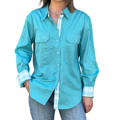 Bebe Full Button Shirt, view 5