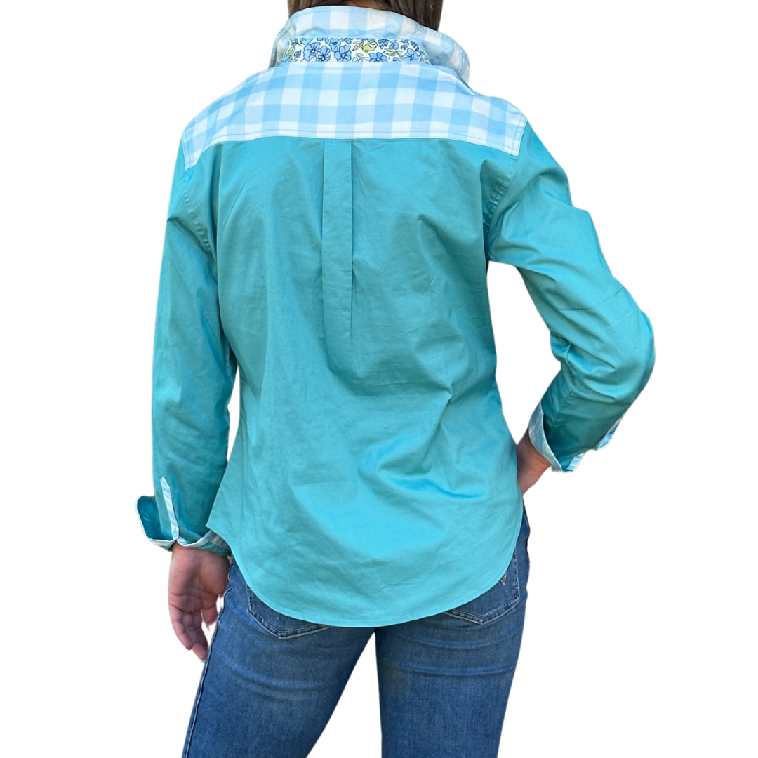Bebe Half Button Shirt, view 2