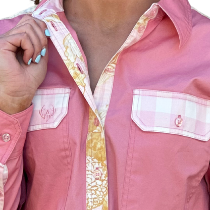 Lauran Half Button Shirt, view 7