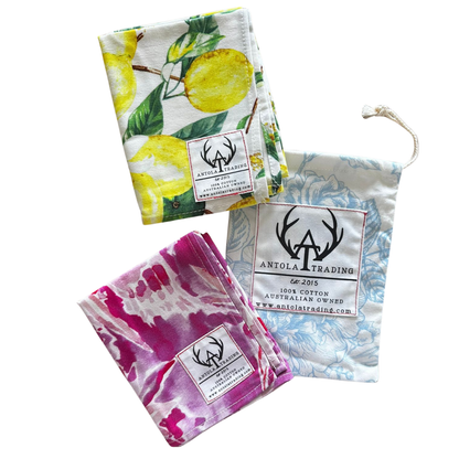 Neck Scarves Pack (2) - Lemon & Cockatoo