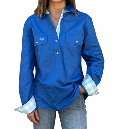 Marg Half Button Shirt, view 1