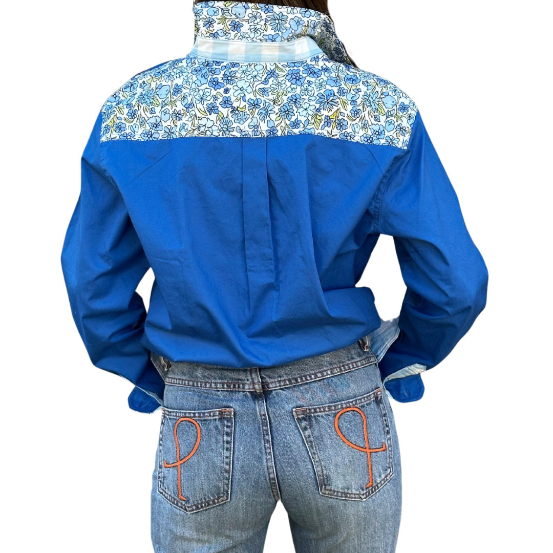 Marg Half Button Shirt, view 6