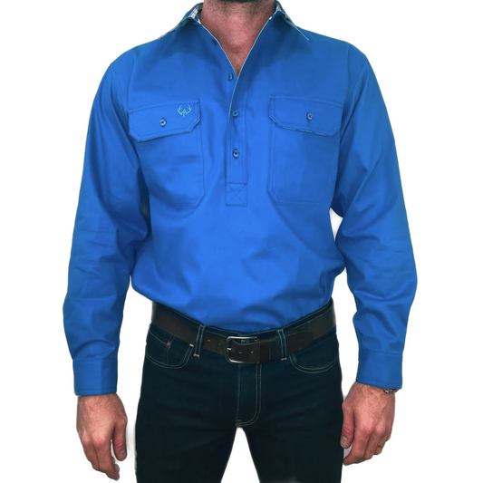 Matt Half Button Shirt