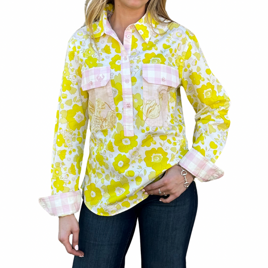Nikki Half Button Shirt, view 1
