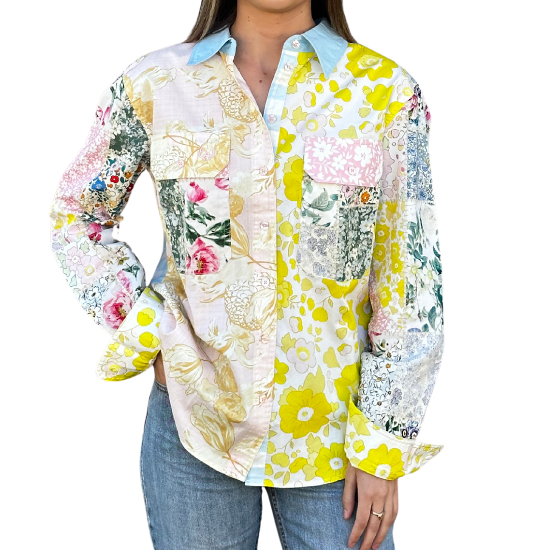 Rachel Full Button Shirt, view 4