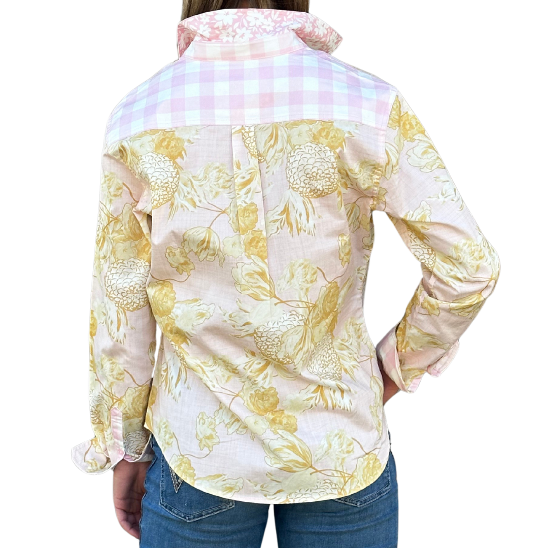 Sarah Half Button Shirt, view 2