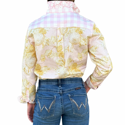 Sarah Half Button Shirt, view 5