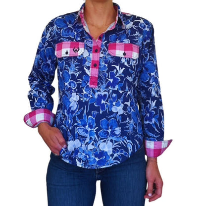 Shanna Half Button Shirt