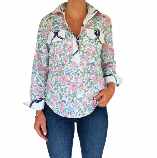 Harriet Half Button Shirt