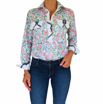 Harriet Half Button Shirt