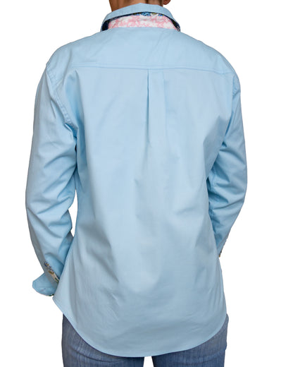Claire Half Button Shirt
