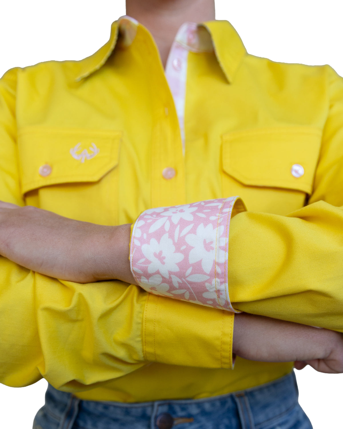 Zoe Half Button Shirt