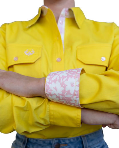 Zoe Half Button Shirt