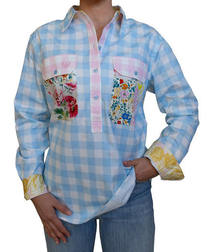 Georgia Half Button Shirt