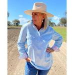 Emma Half Button Shirt