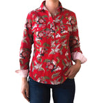 Hannah Half Button Work Shirt - Antola Trading