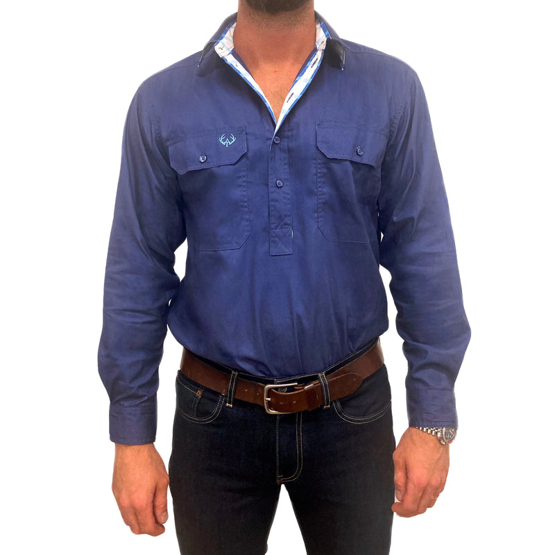 Brady Half Button Shirt - Seconds
