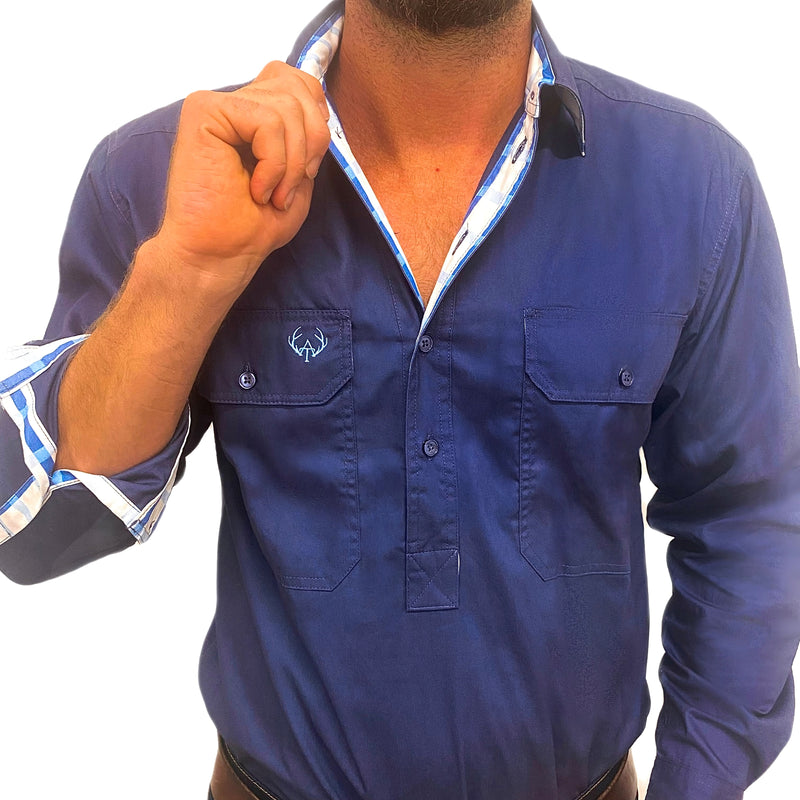 Brady Half Button Shirt