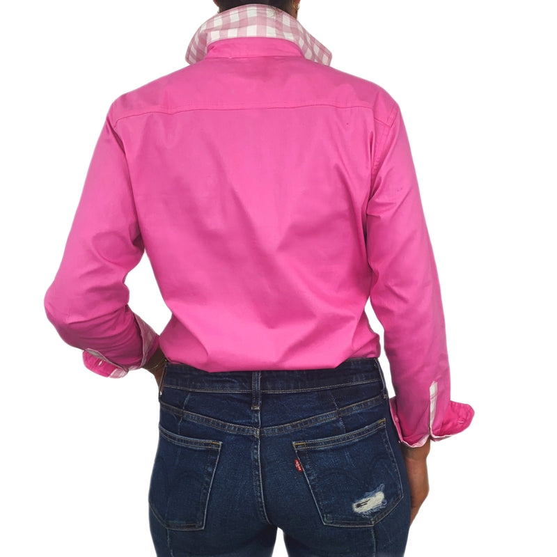 Holly - LADIES HALF Button Work Shirt - Antola Trading