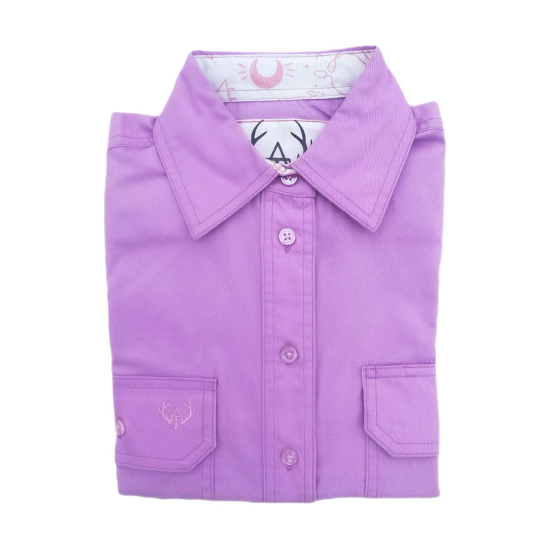 Georgie Half Button Work Shirt - Antola Trading