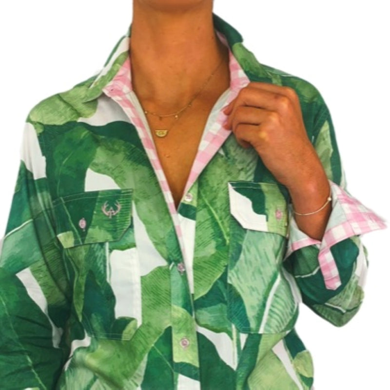 Lucy - LADIES FULL Button Work Shirt - Antola Trading
