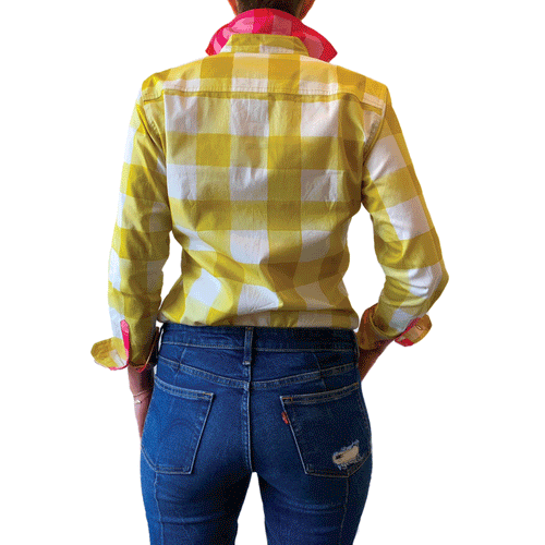 Bea Half Button Shirt