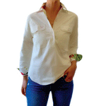 Corrina Half Button Shirt