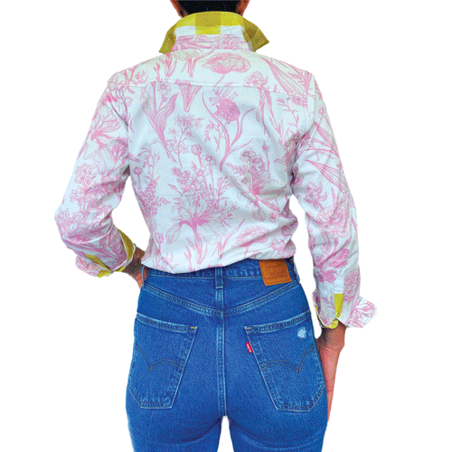 Jillian Half Button Shirt