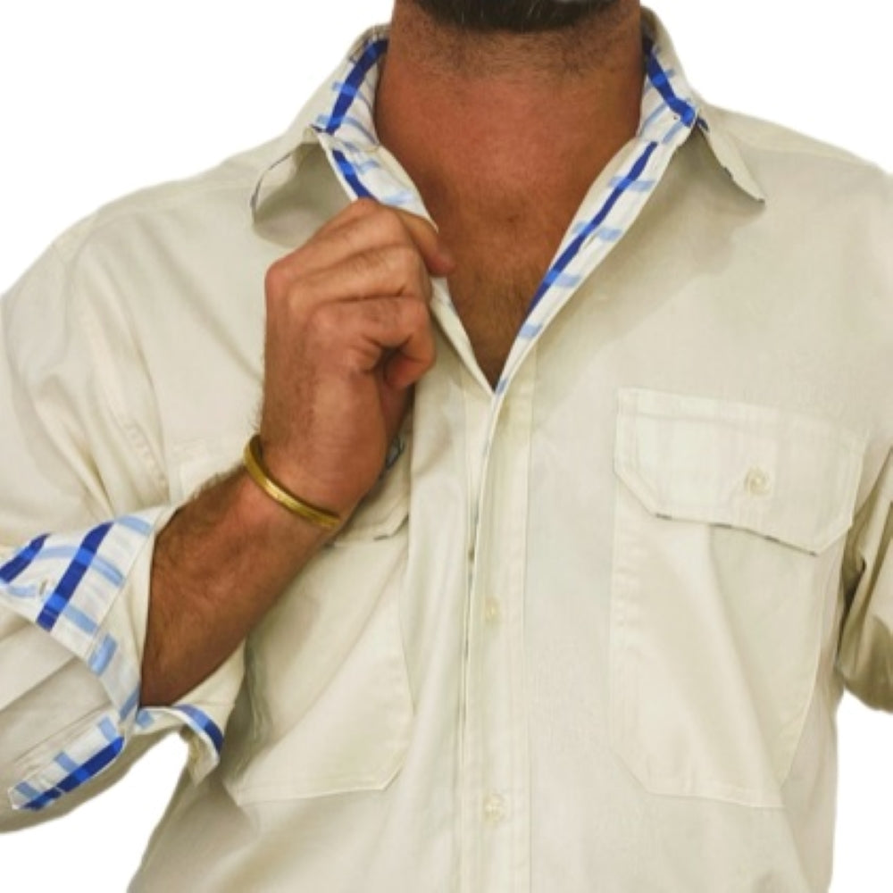 Pat Full Button Work Shirt - Antola Trading