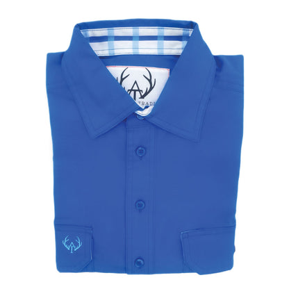 Matt Half Button Work Shirt - Antola Trading