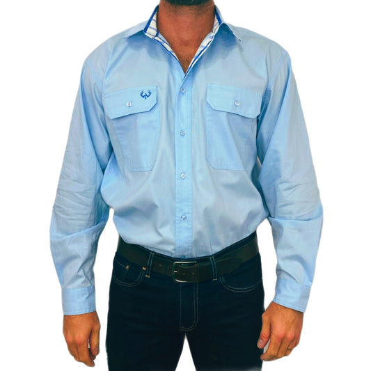 Ewan Full Button Work Shirt - Antola Trading